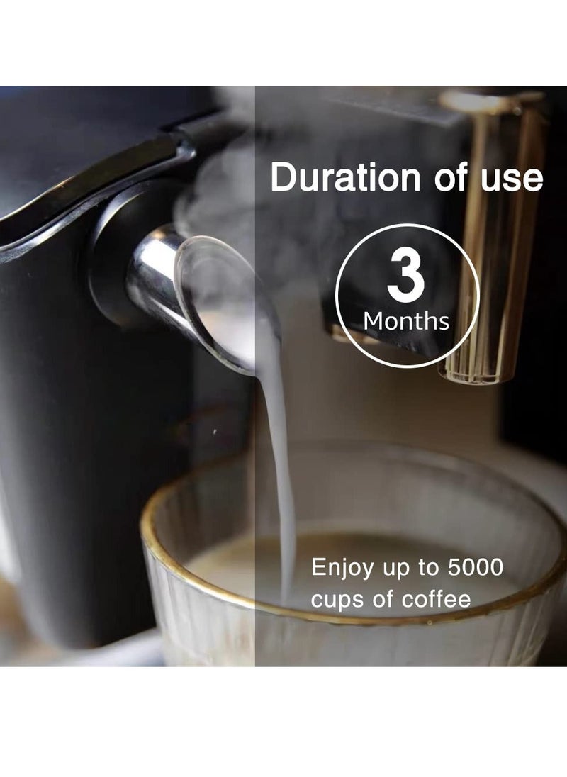 SYOSI - Coffee Filter Compatible with AquaClean CA6903 for Fully Automatic Coffee Machines Dedicated Anti-Lime Scale Water Purifier Improve Water Quality and Extend Coffee Machine Lifespan 2 Pack - Image 1