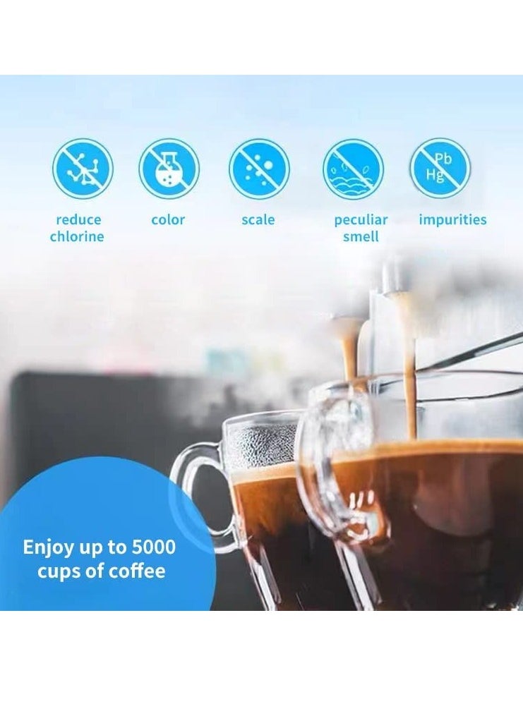 SYOSI - Coffee Filter Compatible with AquaClean CA6903 for Fully Automatic Coffee Machines Dedicated Anti-Lime Scale Water Purifier Improve Water Quality and Extend Coffee Machine Lifespan 2 Pack - Image 1