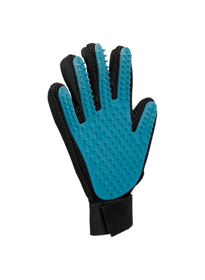 تريكسي قفازات تدليك للعناية بالفراء للكلاب، تعتني بحيوانك الأليف أثناء مداعبته، وتزيل تشابك الشعر المتساقط، وتمنح الفراء لمعانًا حريريًا وتزيد من تدفق الدم - 24 × 16 سم - Image 1