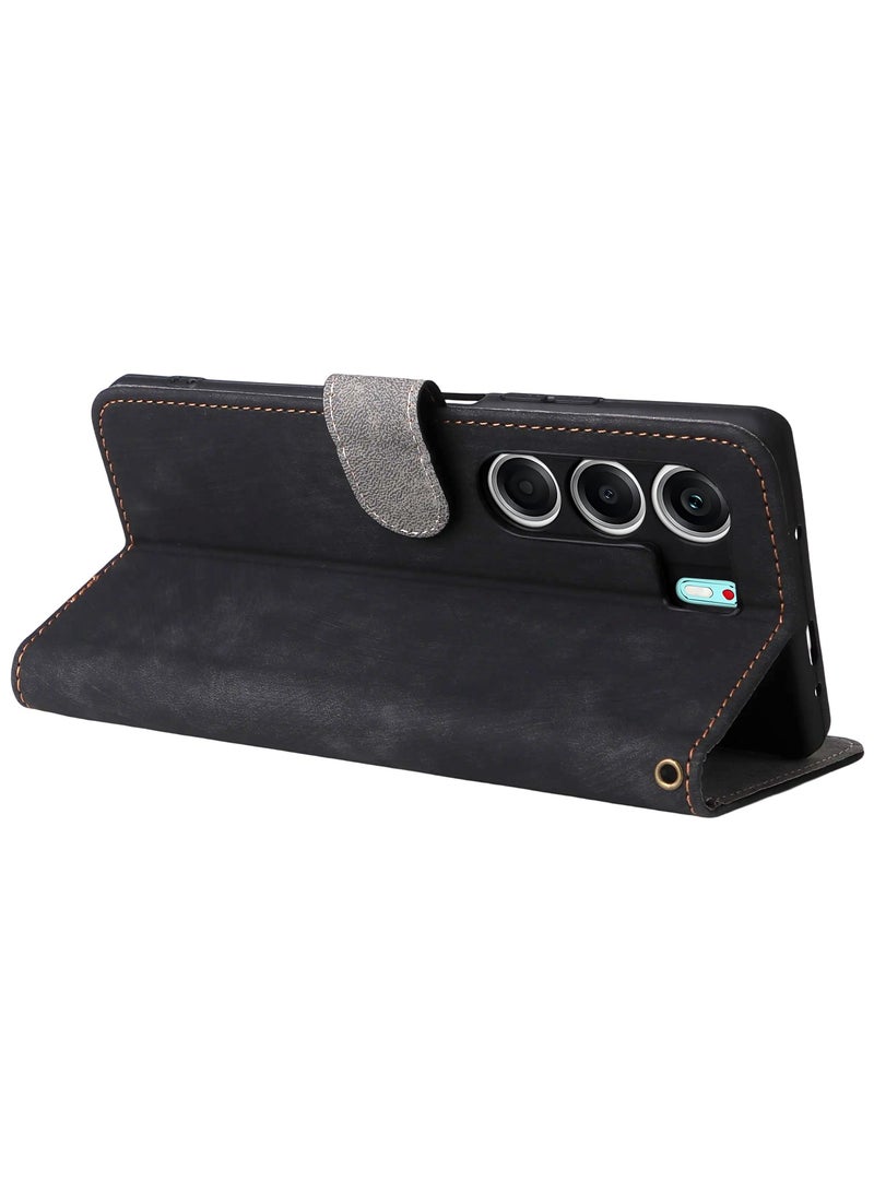 Phone Case for Tecno Camon 40 Pro 4G/ Tecno Camon 40 Pro 5G with RFID Security Protection Flip PU Leather Wallet Case with Card Holder Shockproof Protective Cover - Image 5