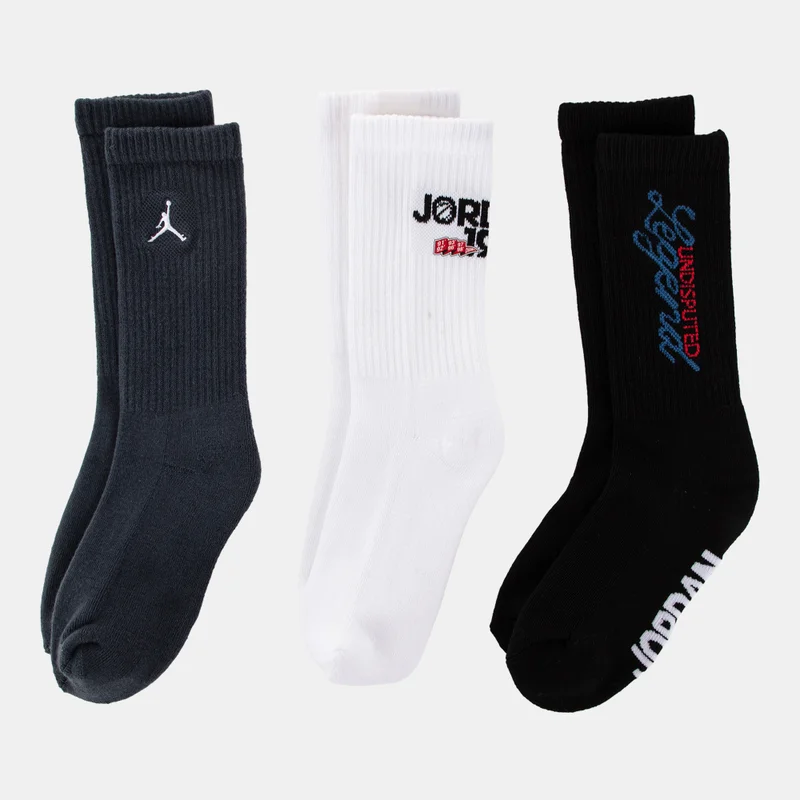Kids' Performance Basics Dri-FIT Crew Socks (6 Pairs)