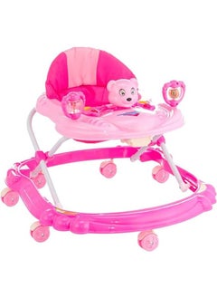 toTs Tots Baby Walker with Bear shape - Pink and Rose  - Image 2