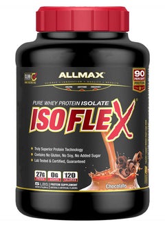 AllMax Nutrition Allmax Isoflex Pure Whey Protein Isolate Chocolate 5 lbs  - Image 1