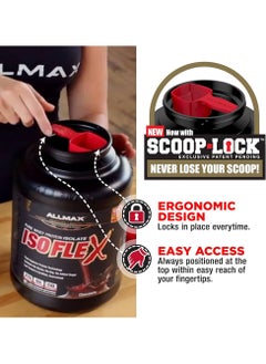 AllMax Nutrition Allmax Isoflex Pure Whey Protein Isolate Chocolate 5 lbs  - Image 2