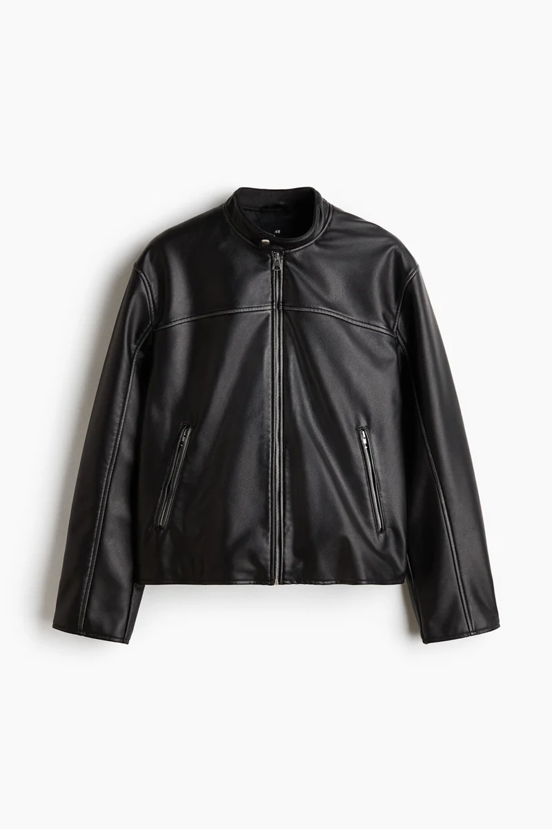H&M  Coated racer jacket for Men | Best Price UAE