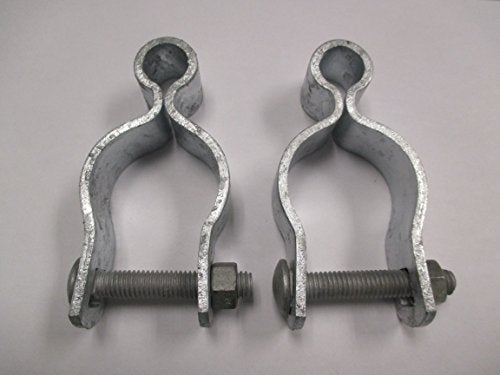 FENCESMART4U Pressed Steel Chain Link Fence Frame Hinge w/Bolt - (2 Sets Pack) (1-5/8") - Image 4