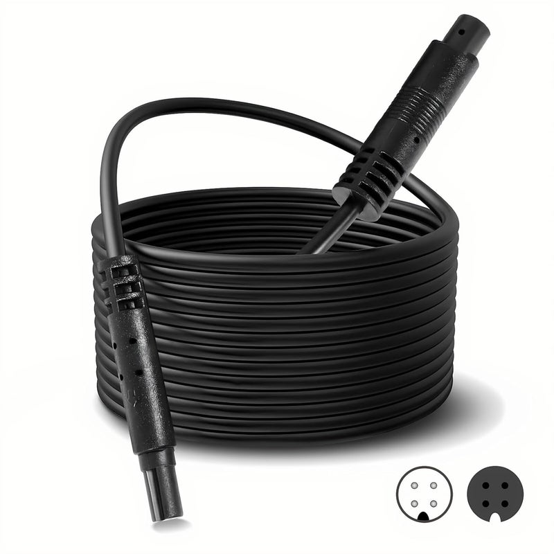 4-Pin Backup Camera Extension Cable - Heavy-Duty Pure Copper Shielded Wire for Dash Cam and Rear View Cameras (4Pin-10Ft)
