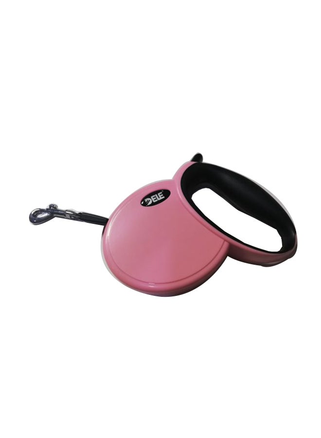 NIBEMINENT Retractable Dog Leash Pink/Black 3 meter