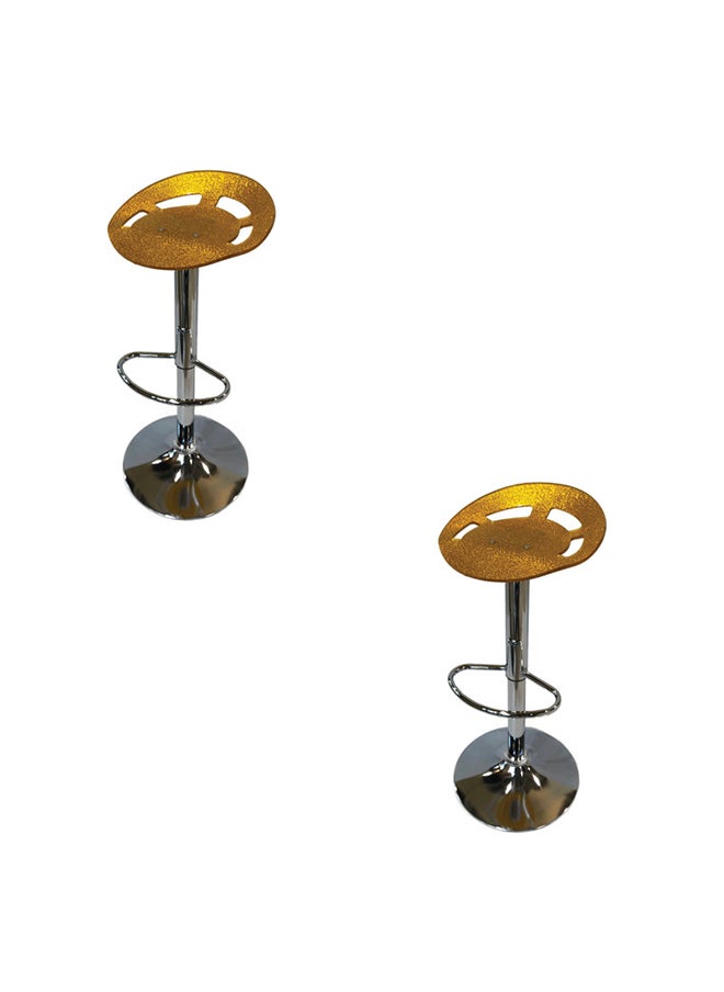 JILPHAR FURNITURE Jilphar Furniture Contemporary Style Adjustable Height Stool -1225B set of 2pcs 