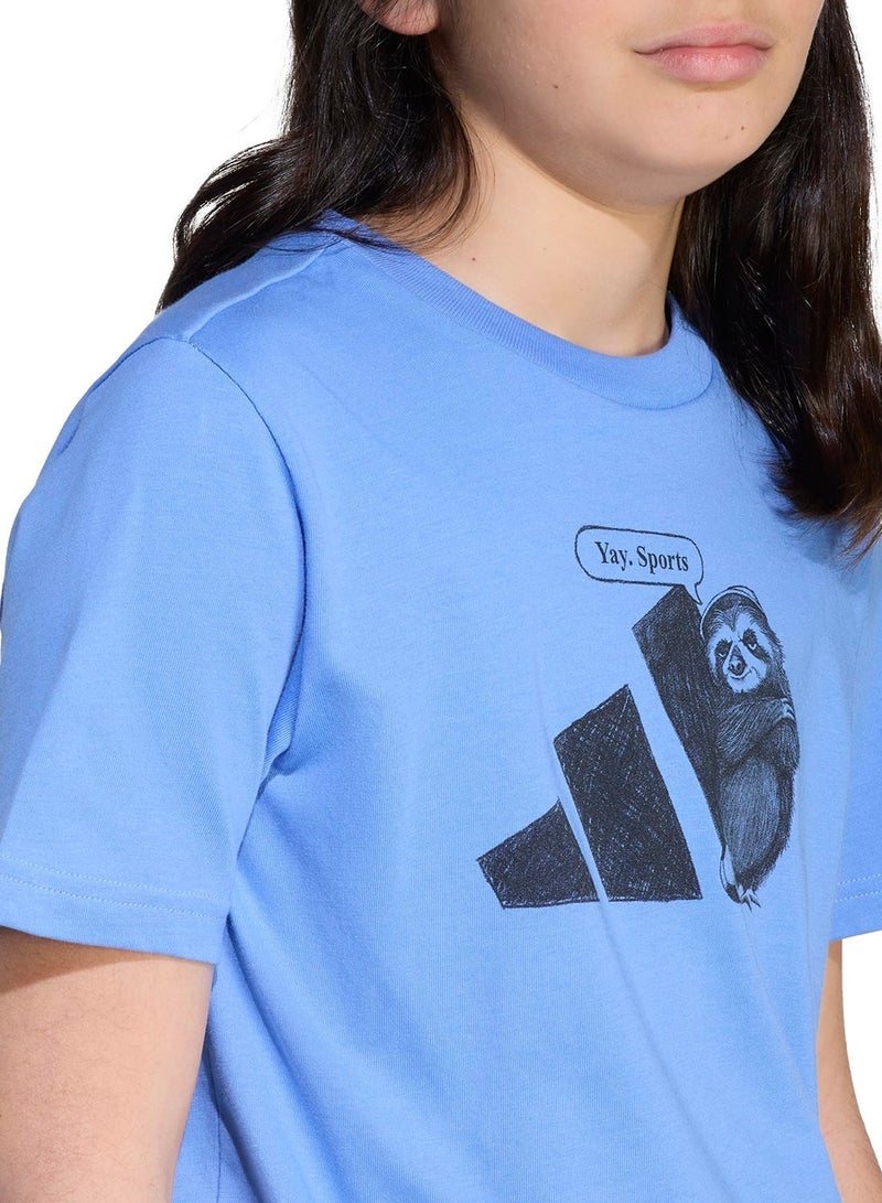 Adidas Youth Sports Graphic T-Shirt - Image 3