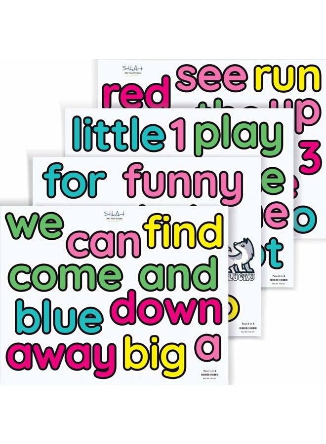 StikArt 40 Dolch Sight Words Wall Decals (Pre-K List) - Image 1