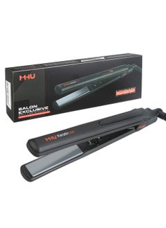 MHU MHU Professional Salon Flat Iron with 1 Inch Plate Ceramic Tourmaline Ionic Hair Straightener and Curler Auto Shot Off 
