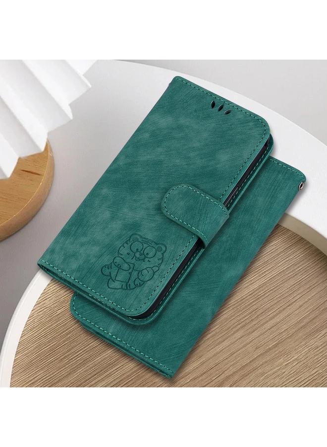 S-TOP Case For Motorola Moto G Power 5G 2024 Little Tiger Embossed Leather Phone Case - Image 2