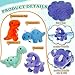 LaRandom 5 Pcs Dinosaur Plush Toys Set with Carry House 4 Small Stuffed Dinosaurs and Playmat Bag for Dino Birthday Party Favors Goodie Bag Fillers Stocking Stuffers Classroom Prize Gifts - Image 4