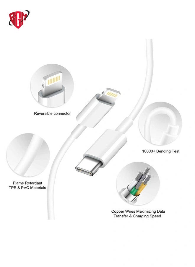 BGM - iPhone 14 pro max12 13 14 Fast Charger [Apple MFi Certified]Lightning Cable 20W PD USB C Wall Charger 2-Pack 6FT Fasting Charging Adapter Compatible with iPhone 14 /14 Pro Max/13/13Pro/12/12 Pro/11 - Image 1