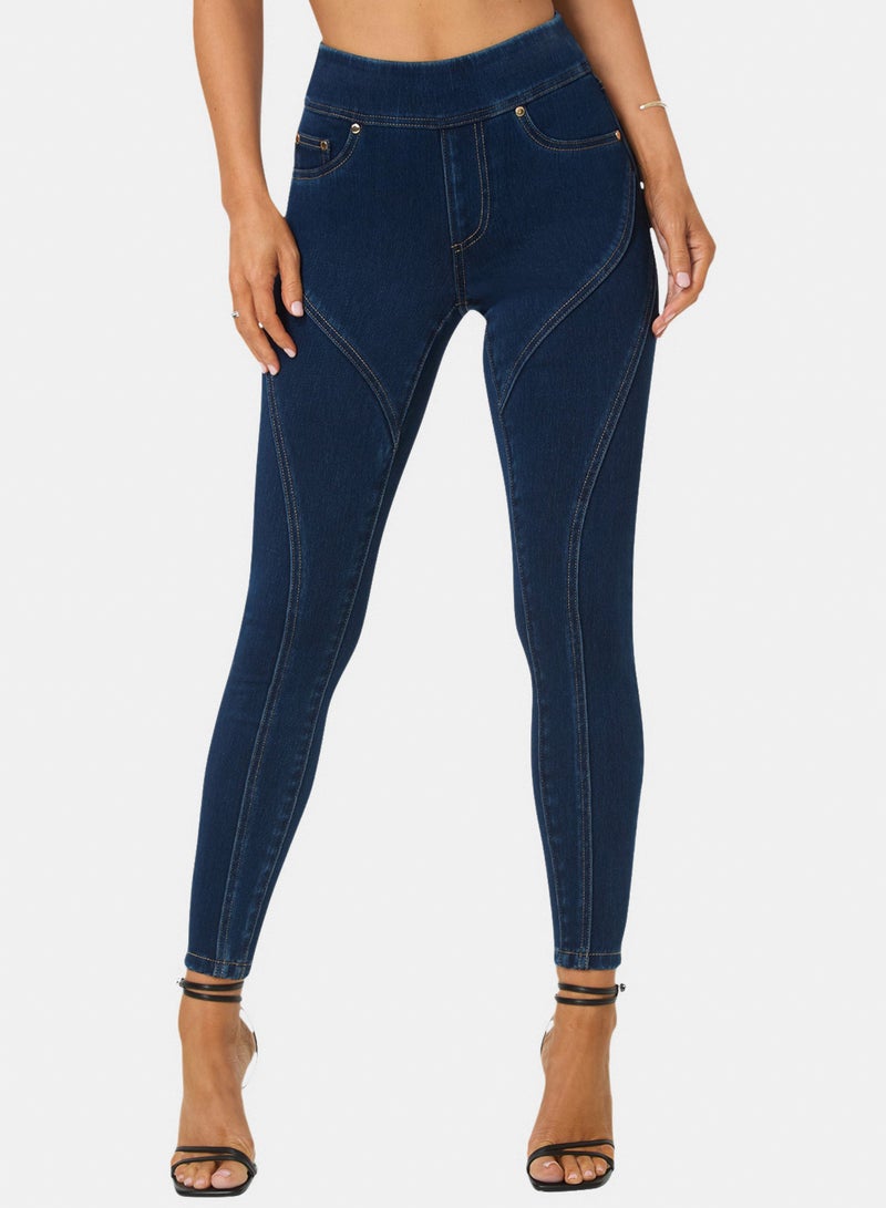 bebe Natural Waist Jegging - Image 1