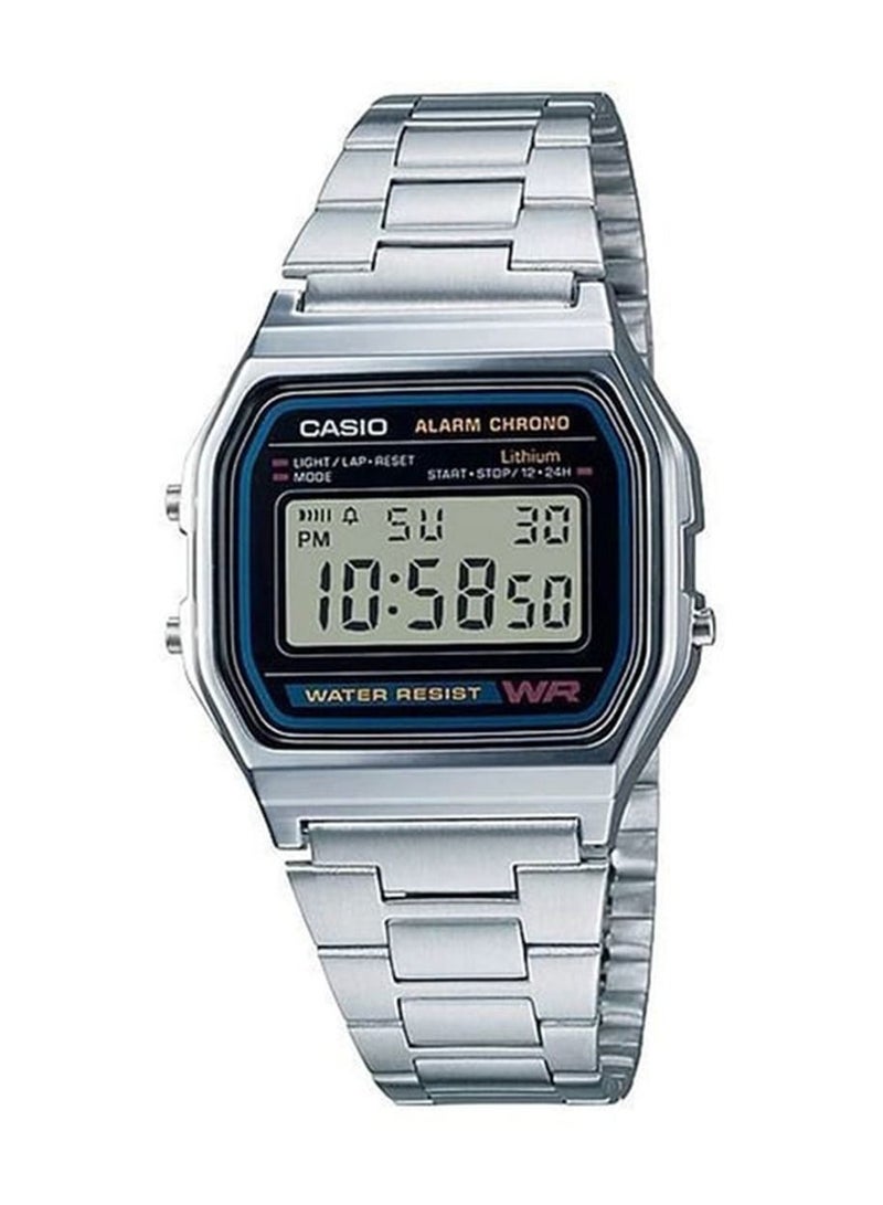 Casio Vintage Series Digital Black Dial Unisex Watch - A-158WA-1DF - Image 1