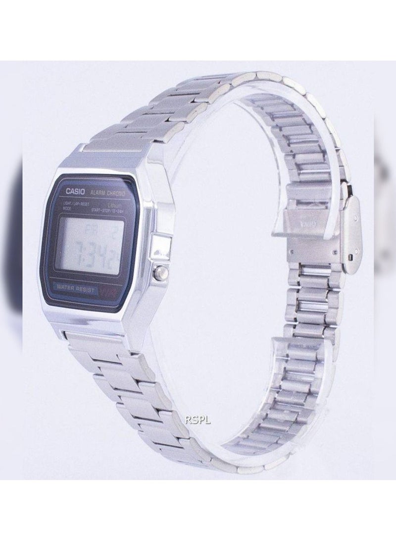 Casio Vintage Series Digital Black Dial Unisex Watch - A-158WA-1DF - Image 2