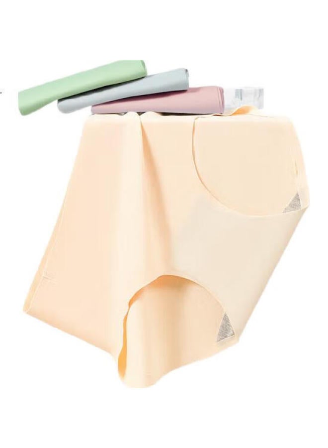 hongdou Women'S Antibacterial Seamless Ladies Underwear Antibacterial Pure Cotton Crotch Thin Breathable 4-Pack Set One 170 - Image 3