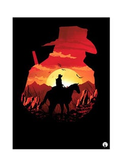 RKN Video Game Red Dead Redemption Metal Plate Poster Multicolour 15x20centimeter 