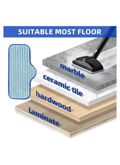 SYOSI 6 Pcs Microfiber Steam Mop Pad for Dupray Neat Steam Cleaner Reusable and Machine Washable Designed for Multiple Surfaces Effectively Clean Hardwood Tile Stone Floors  - Image 5