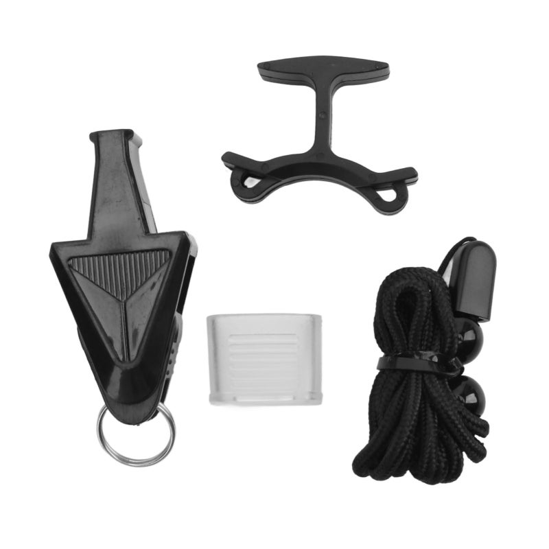 ABS Sports Whistle: 1 Pack Portable High-Impact ABS Material - Clear Crisp Sound Whistle with Lanyard for Referees, Training, Survival, Gym & Competition - Image 2