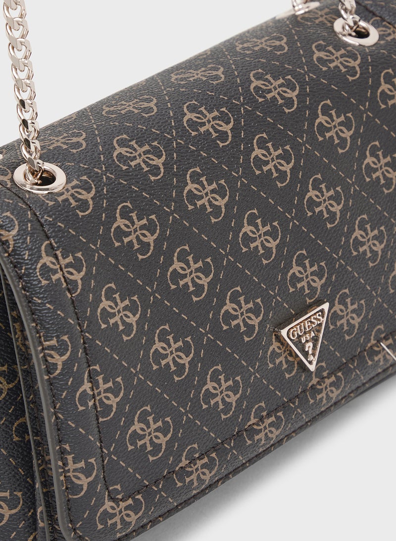 GUESS Noelle II Convertible Crossbody Flap  - Image 4