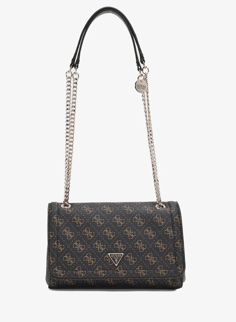 GUESS Noelle Logo Detail Zip Through Crossbody