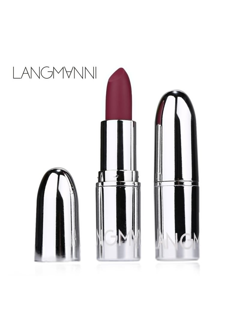 LANGMANNI 8 Shades of Silver Matte Lipstick - No Cup Stain Lip Color (#01)  - Image 4