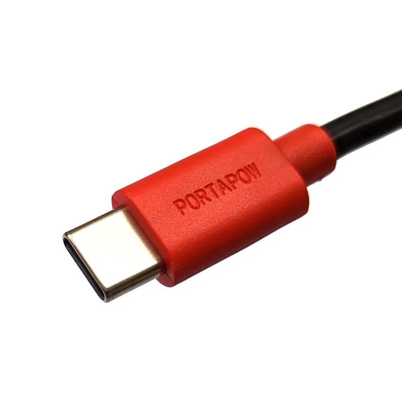 بورتابو كابل شحن USB-C إلى C بطول 5 أقدام مع حاجز البيانات - Image 2