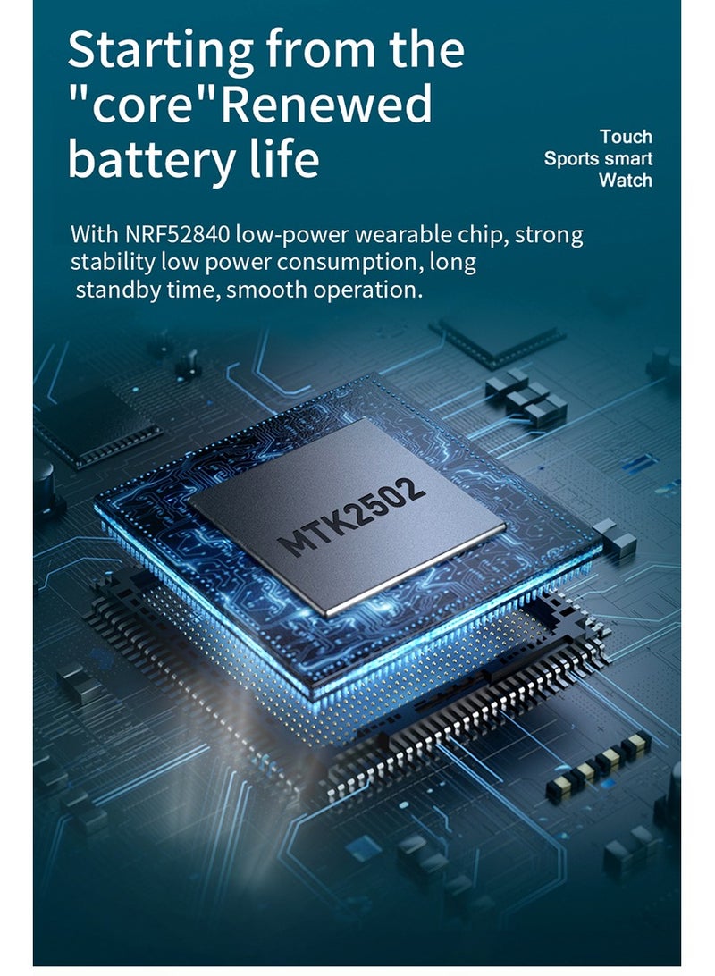 AROAQ S36 Pro Smart Watch Bluetooth HD Call Music Playback Large Screen Sports Fitness Tracker Men Women Smartwatch - Image 3