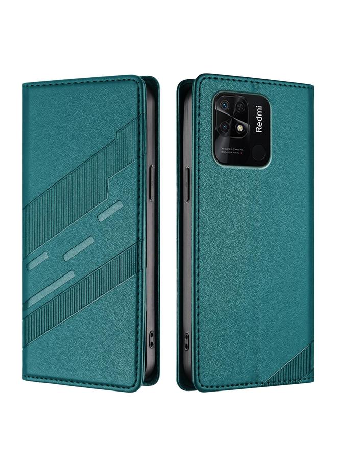S-TOP Case For Redmi 10C Embossed Multi-functional Wallet Retro Leather Phone Case - Image 2