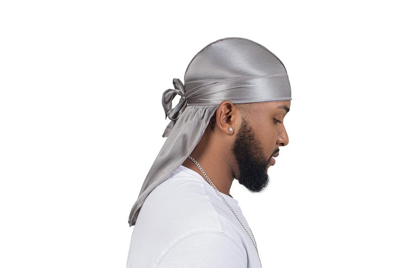 ForceWave 3 Pieces Silky Durags and 1 Wave Cap Pack for Men Waves, Moisture-Tech Fabric Satin Du-Rag - Image 5