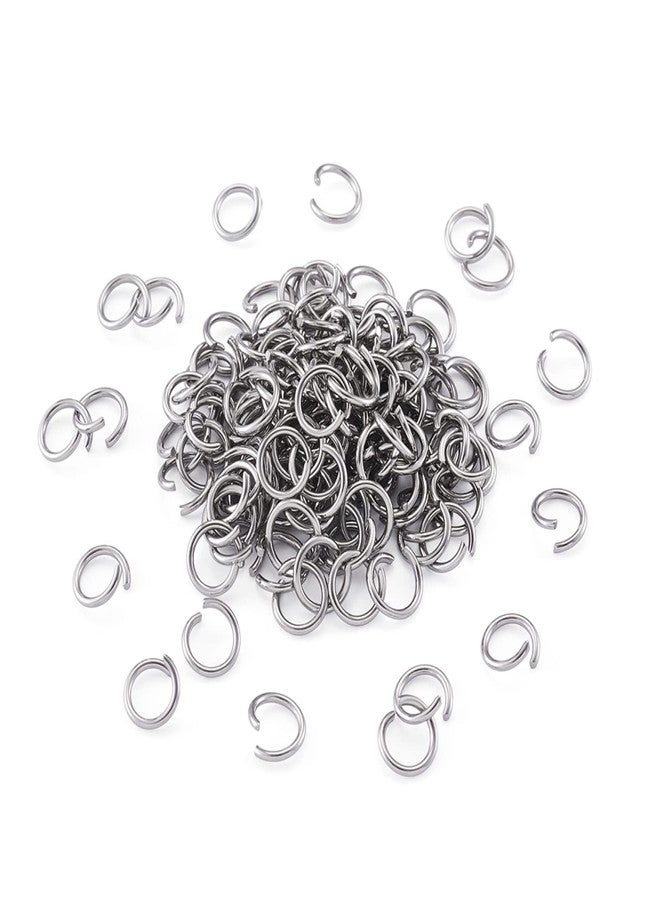 KISSITTY 1000Pcs 10mm Stainless Steel Open Jump Rings 1.4mm Thickness Round Ring Connectors Chainmail Making Jewelry Findings for Crafts Jewelry Making - Image 1