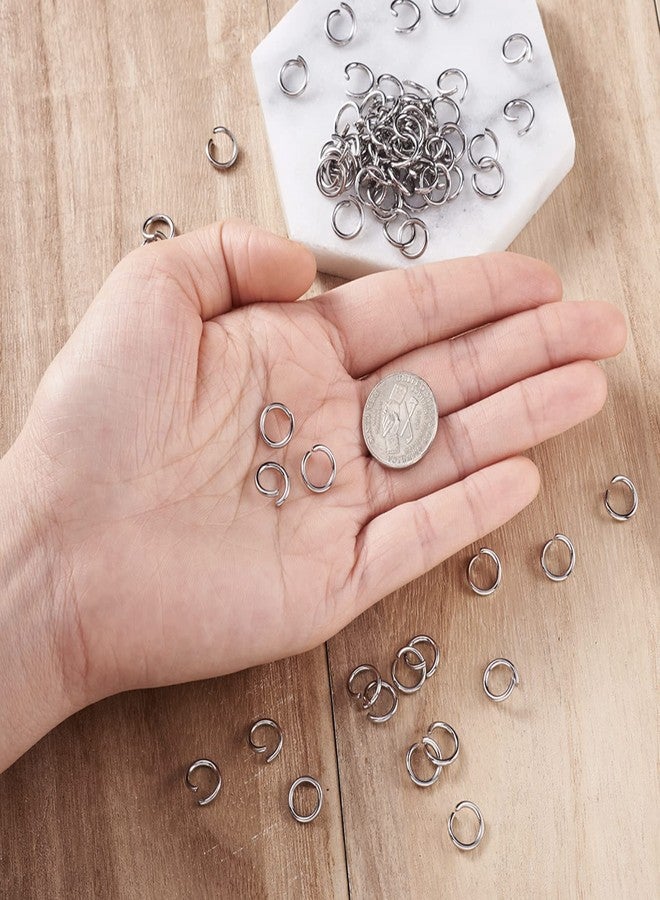 KISSITTY 1000Pcs 10mm Stainless Steel Open Jump Rings 1.4mm Thickness Round Ring Connectors Chainmail Making Jewelry Findings for Crafts Jewelry Making - Image 4
