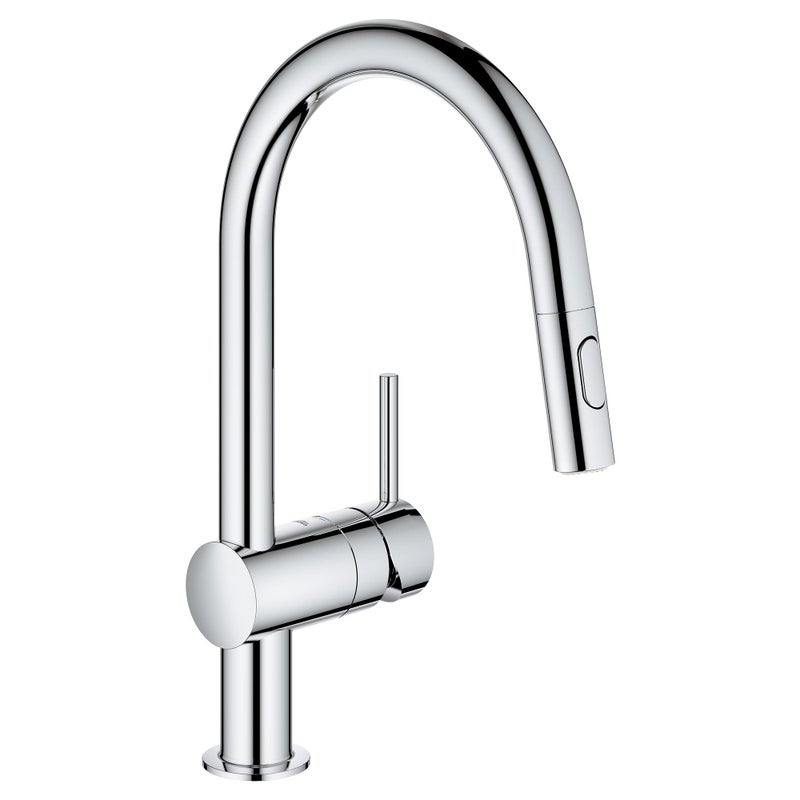 GROHE 31378003 Minta PullOut Kitchen Faucet with Sprayer Chrome - Image 2