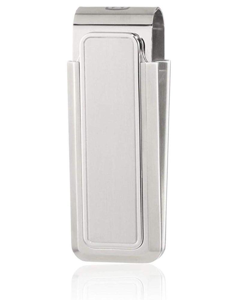 M-Clip MClip Stainless Steel Brushed Polished Stainless Money Clip SSBSSBRPB - Image 2