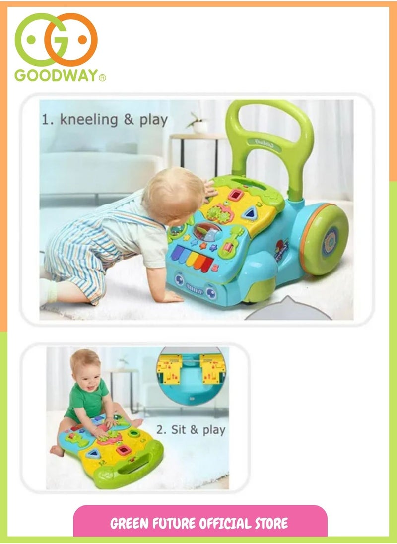 Baby Learning Walker With Activity Center Music Board For 9 Months +, Green - pzsku/ZF637A9D1CB67F608C84EZ/45/_/1733762060/b1509d3a-d059-4a42-ac10-984587b24238