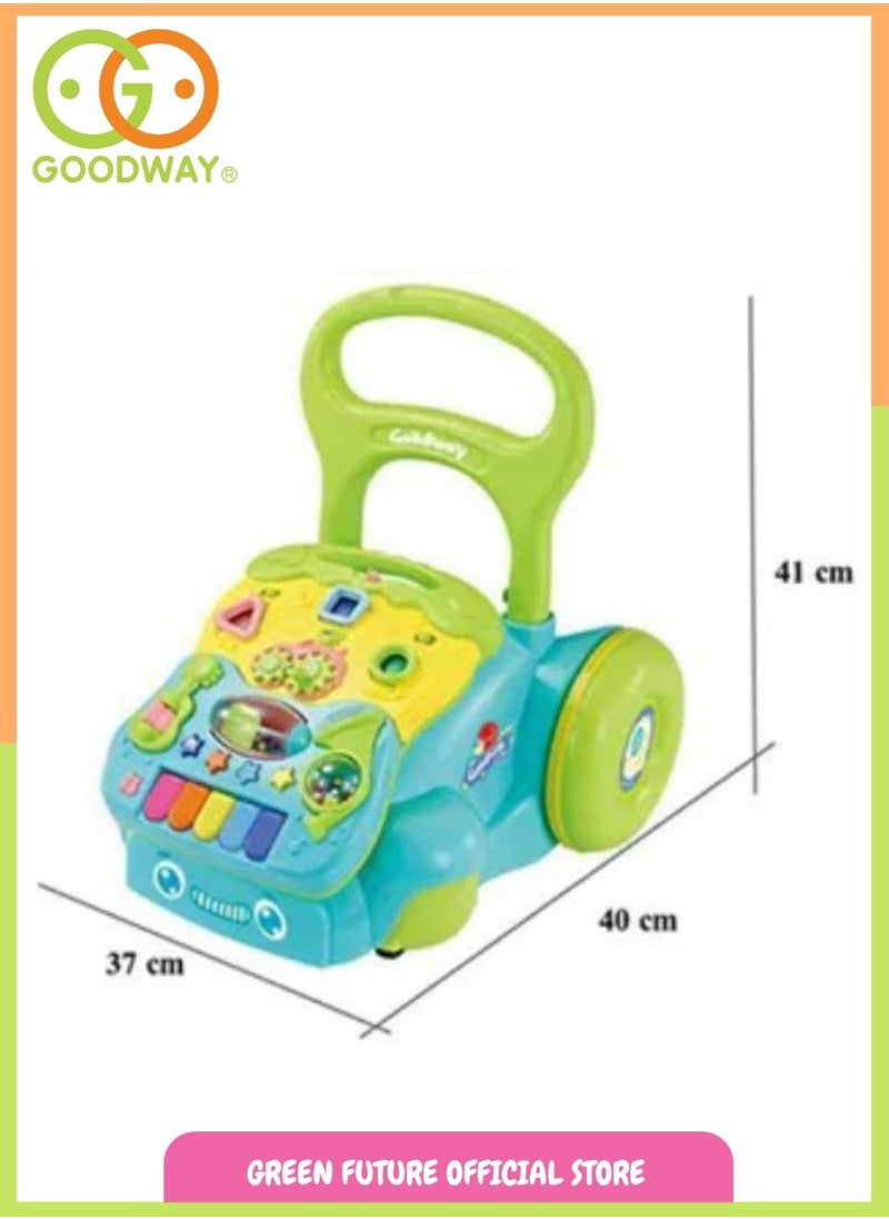 Baby Learning Walker With Activity Center Music Board For 9 Months +, Green - pzsku/ZF637A9D1CB67F608C84EZ/45/_/1733762101/a4df7b3d-690a-41cb-bfd3-2f807f52d0e8