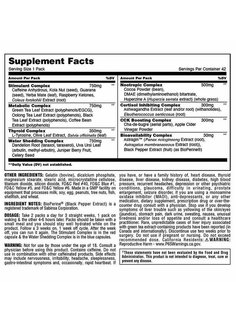 ANIMAL Advanced Cuts - 42 Pack  - Image 2