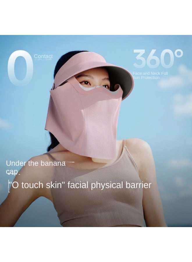 non Makeup Transfer】women's Full Protection Open-top Sun Hat With Magnetic Detachable Breathable Sun Visor For Spring And Summer - Image 2