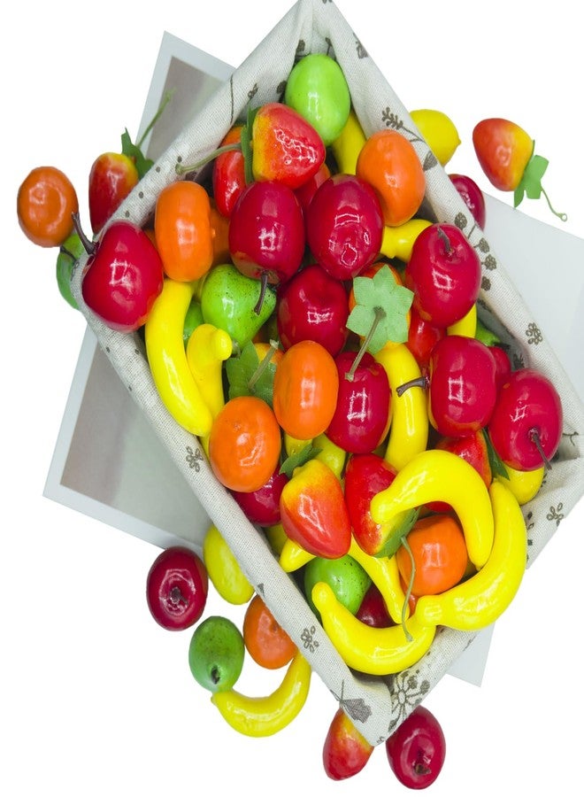 Featuman Mini Artificial Fruits Pack, Tiny Fake Fruit for Party Decoration, Vase Fillers, Photography Props (6 Kinds, 6Pcs) - Image 5