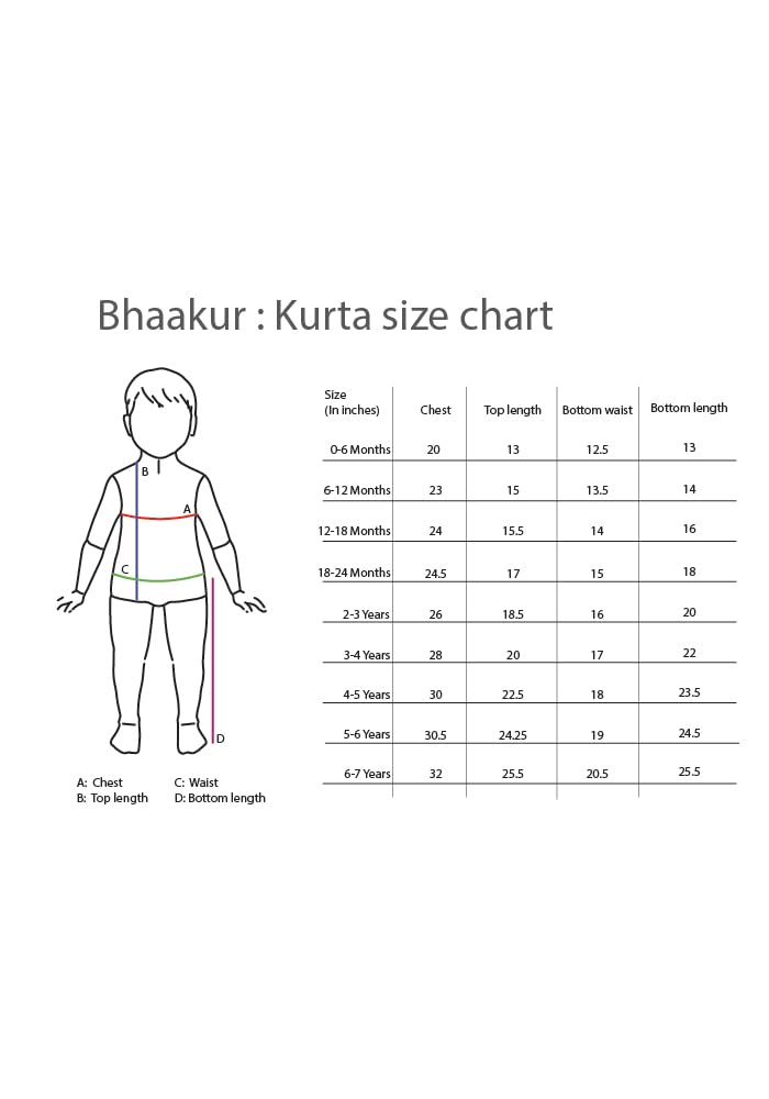 BHAAKUR Organic Cotton Unisex Veena and Lotus Kurta Set| for Toddlers and Infants| Soft and Breathable| Full Sleeves| Double Layered | Yellow | 12-18 Month - Image 5