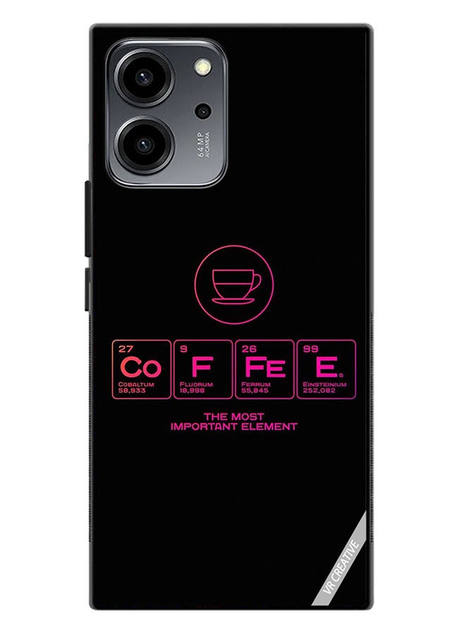 VR CREATIVE Protective Case Cover For Honor 80 SE Coffee Design Multicolour - Image 1