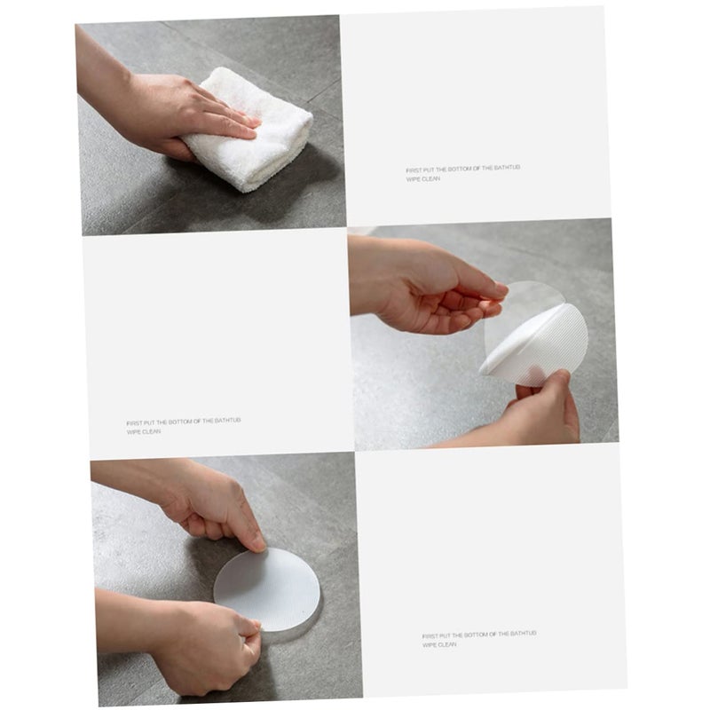 20 Pack Round Non Slip Bath Safety Stickers for Shower Tub and Pool Easy Install - Image 2