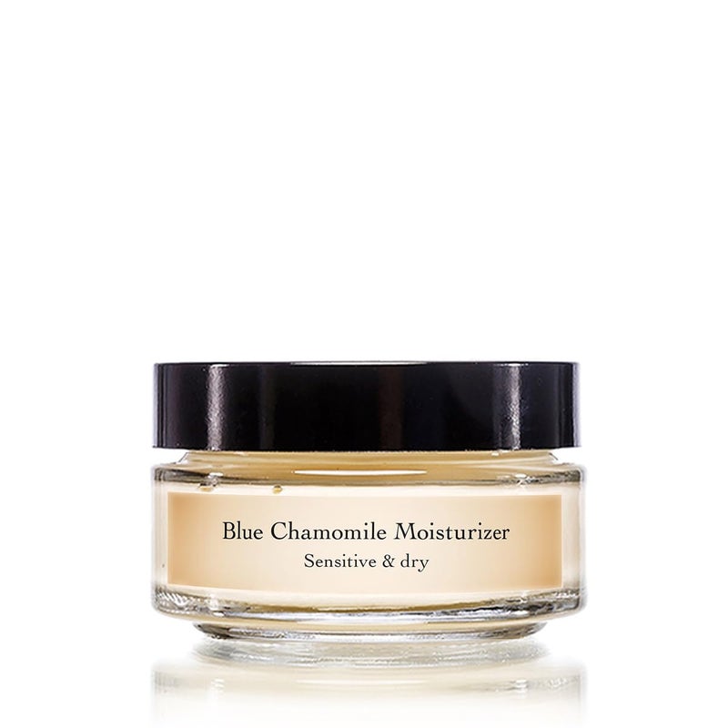 evanhealy Blue Chamomile Moisturizer | Calming Facial Cream with Carrot Seed & Argan Oil | Creamy Moisturizer For Sensitive & Reactive Skin - Image 1