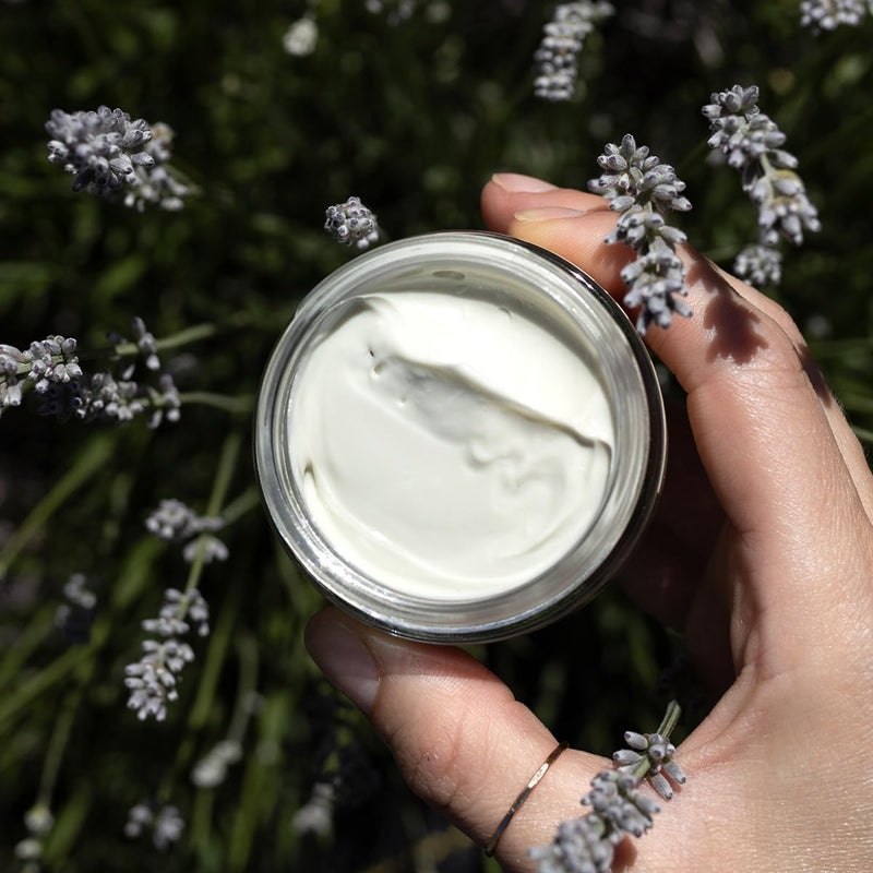 evanhealy Blue Chamomile Moisturizer | Calming Facial Cream with Carrot Seed & Argan Oil | Creamy Moisturizer For Sensitive & Reactive Skin - Image 3