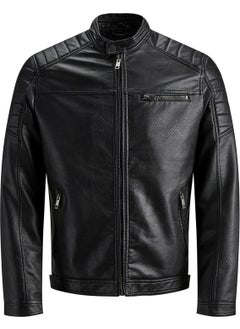 Jack Jones Leather Jacket Jcorocky 12147218  - Image 1