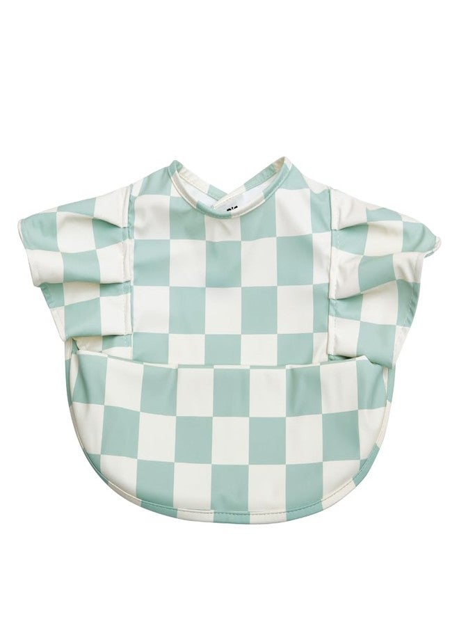 Big Softies Recycled Frill Bibs (SAGE) - Image 1