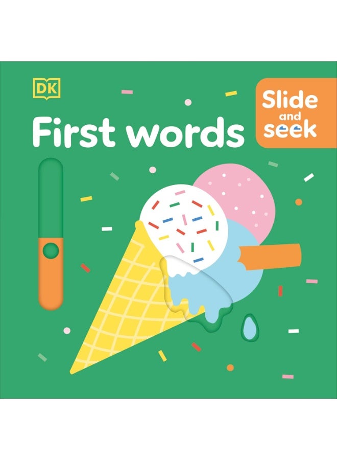 Slide and Seek First Words Board book